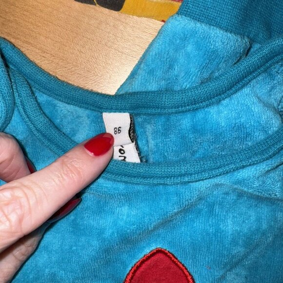 Maxomorra Dungaree And T-Shirt Set Dinosaur Size 86 Size 18 Months - Picture 5 of 7